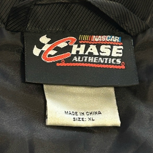 NASCAR Jeff Gordon DuPont Racing 90’s Vintage Jacket Black Full Zip Men XL EUC - Picture 12 of 14